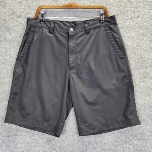 Callaway Shorts Mens 36 Black Golf Performance Polyester Flat Front Casual